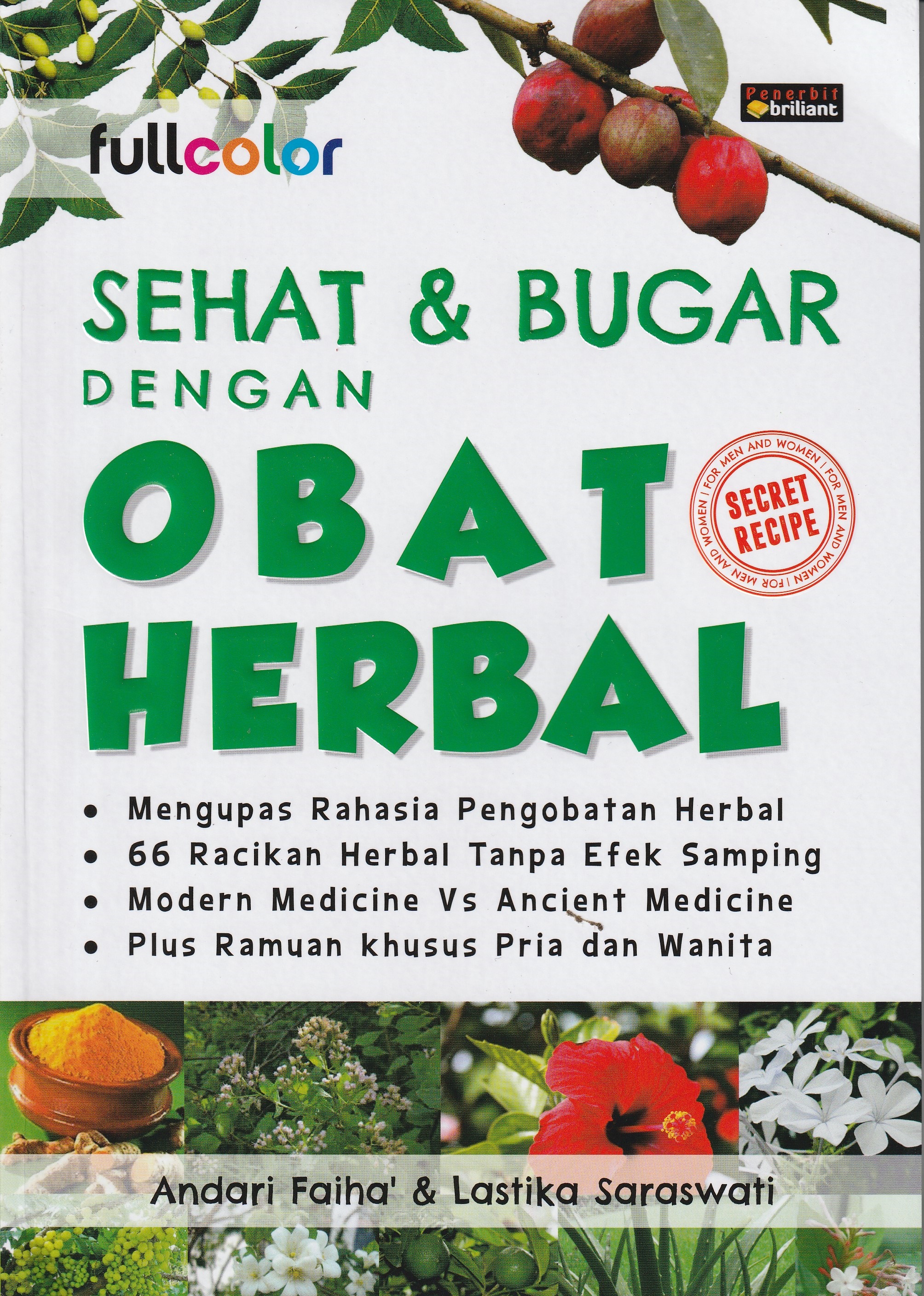 Cover Sehat & Bugar :  dengan Obat Herbal / Andari Faiha