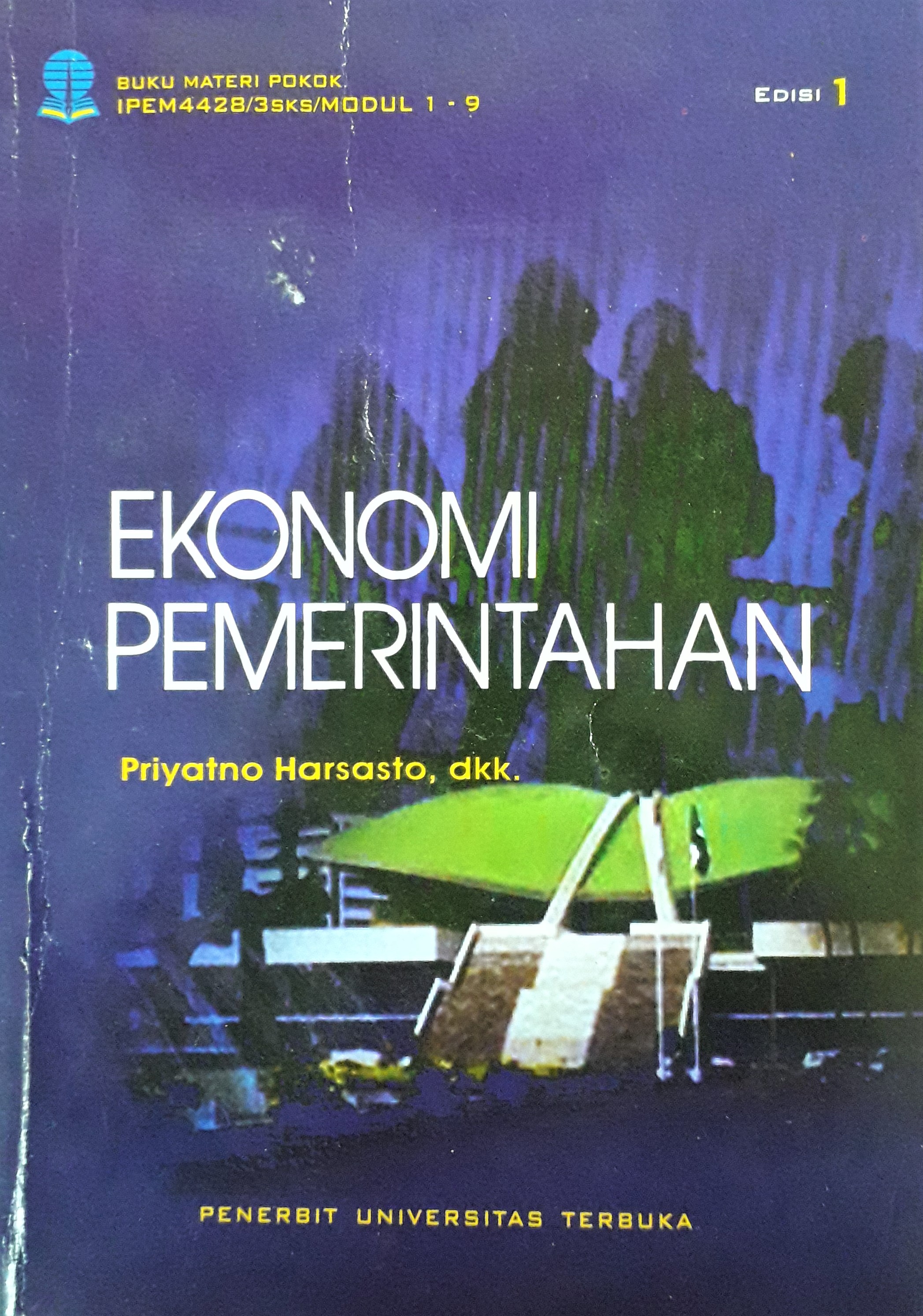Cover Materi Pokok Ekonomi Pemerintahan / Priyatno Harsasto