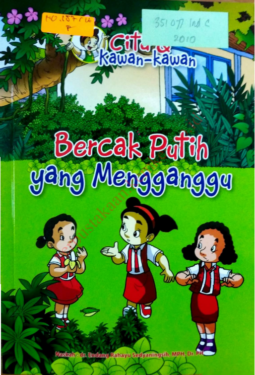 Cover Bercak putih yang mengganggu / Hendra Ulung