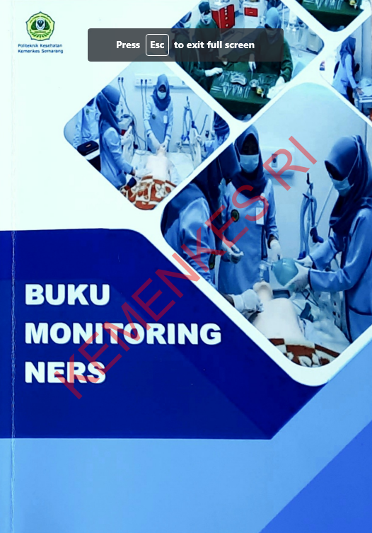 Cover Buku Monitoring Ners / Shobirun, MN