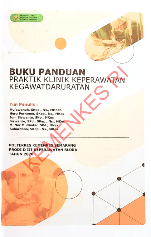 Cover Buku Panduan Praktik Klinik Keperawatan Kegawatdaruratan / Mu'awanah SKep., Ns., MHKes.