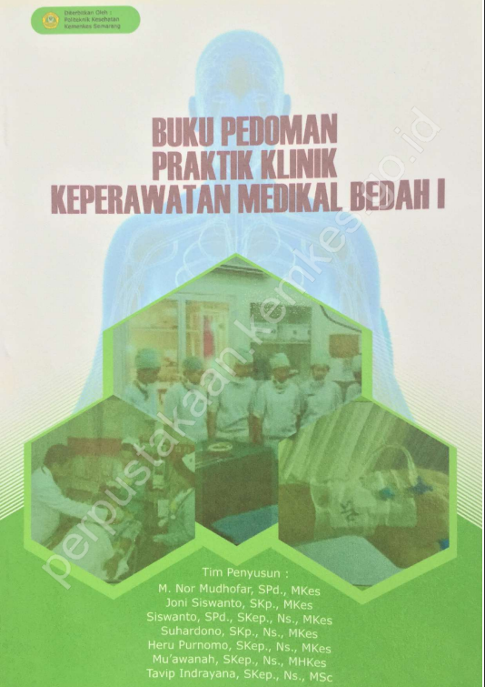 Cover Buku Pedoman Praktik Klinik Keperawatan Medikal Bedah I / M. Nor Mudhofar, SPd, MKes