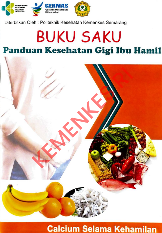 Cover Buku Saku :  Panduan Kesehatan Gigi Ibu Hamil / Hariyanti