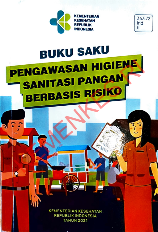 Cover Buku Saku Pengawasan Higiene Sanitasi Pangan Berbasis Risiko / Endang Widyastuti, SKM, M.Epid