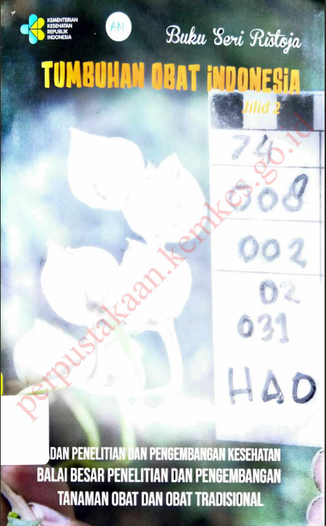 Cover Buku Seri Ristoja :  Tumbuhan Obat Indonesia Jilid 2 / Slamet Wahyono