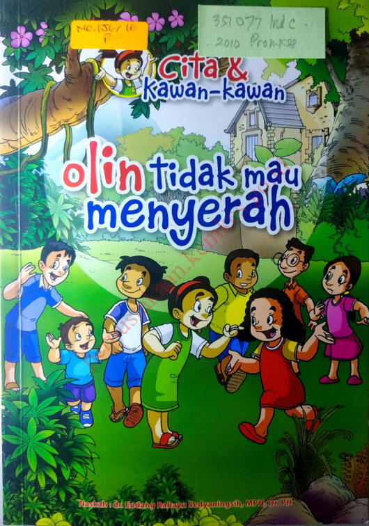 Cover Cita dan Kawan-kawan Olin tidak mau menyerah / Hendra Uung