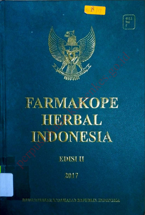 Cover Farmakope Herbal Indonesia 2017