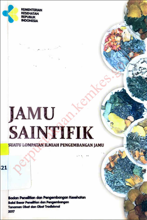 Cover Jamu Saintifik :  Suatu Lompatan Ilmiah Pengembangan Jamu / Prof. Dr. Suwijiyo Pramono, DEA., Apt.