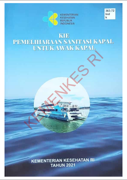 Cover KIE Pemeliharaan Sanitasi Kapal Untuk Awak Kapal / dr. Laode Muhammad Hajar Dony