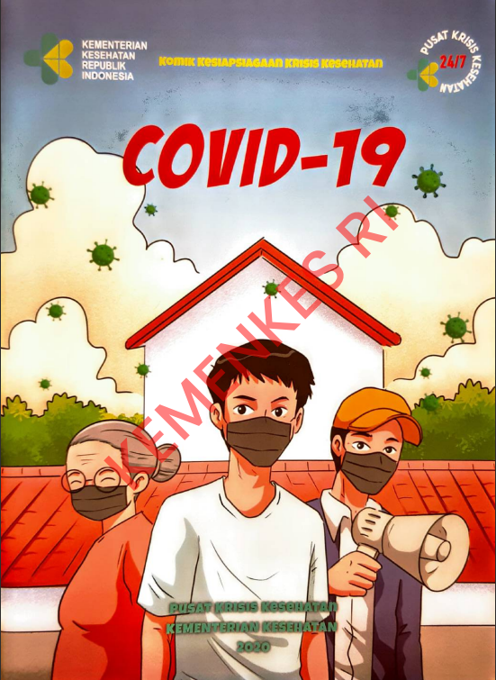 Cover Komik Kesiapsiagaan Krisis Kesehatan Covid-19 - 2020 / dr. Ira Cyndira Tresna, M.I.Kom