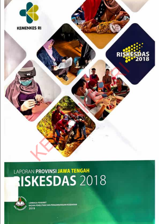 Cover Laporan Provinsi Jawa Tengah Reskesdes / Badan Penelitian dan Pengembangan Kesehatan