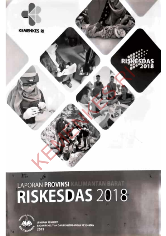 Cover Laporan Provinsi Kalimantan Barat Riskesdas / Badan Penelitian dan Pengembangan Kesehatan