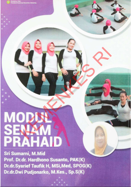 Cover Modul Senam Prahaid / Politeknik Kesehatan Kementerian Kesehatan Semarang