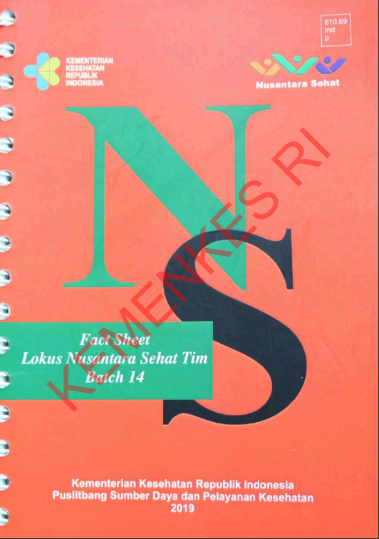 Cover NS Fact Sheet Lokus Nusantara Sehat Tim Batch 14 / Badan Penelitian dan Pengembangan Kesehatan