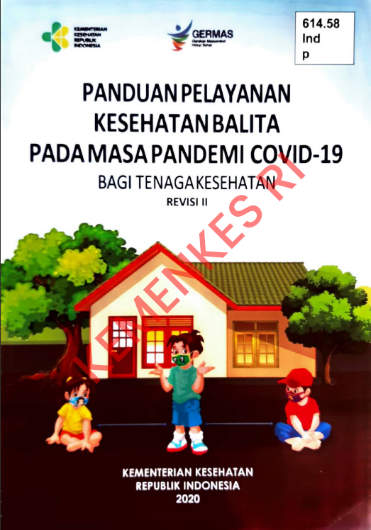 Cover Panduan Pelayanan Kesehatan Balita Pada Masa Pandemi Covid-19 :  Bagi Tenaga Kesehatan / Direktorat Jenderal Kesehatan Masyarakat