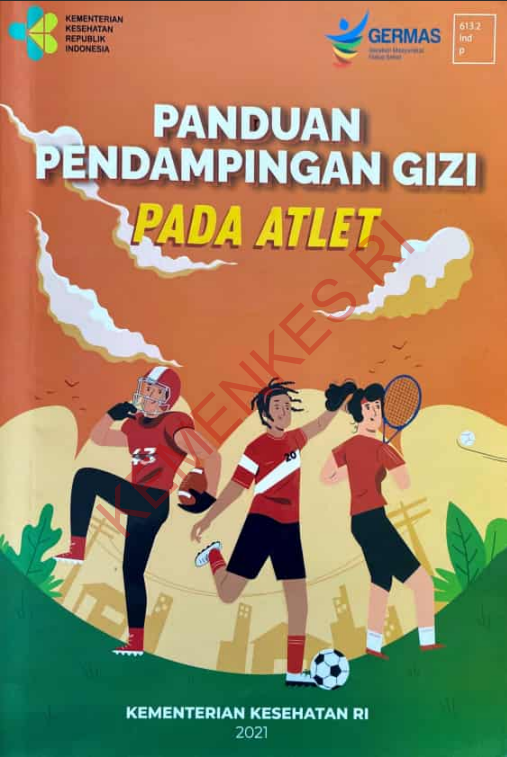 Cover Panduan Pendampingan Gizi Pada Atlet / Direktorat Jenderal Kesehatan Masyarakat