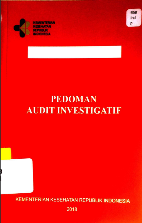 Cover Pedoman audit investigatif / Inspektorat Jenderal