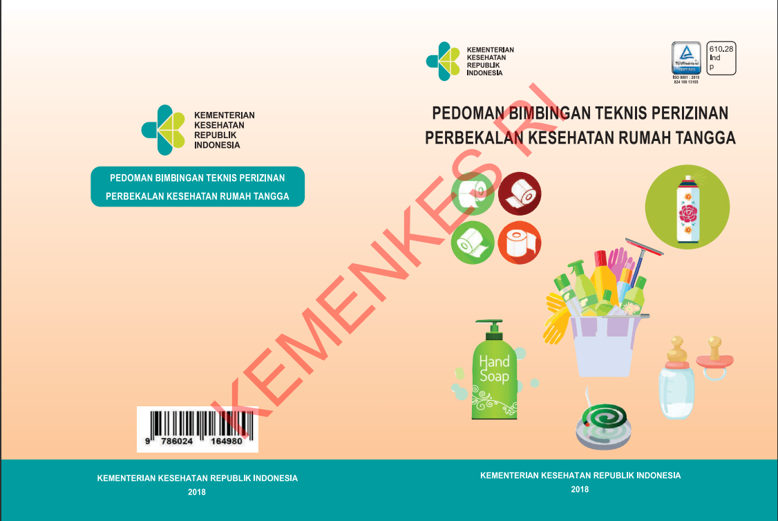 Cover Pedoman Bimbingan Teknis Perizinan Perbekalan Kesehatan Rumah Tangga / Direktorat Jenderal Kefarmasian dan Alat Kesehatan