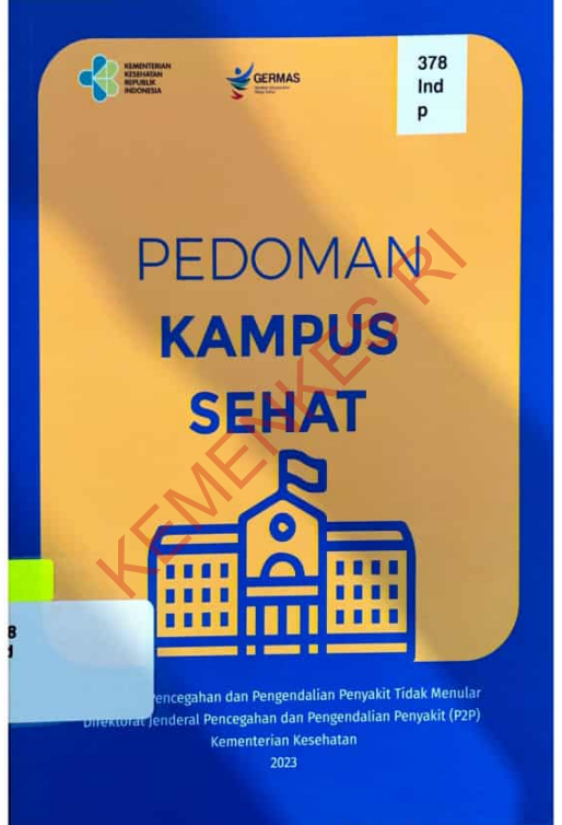 Cover PEDOMAN KAMPUS SEHAT / Direktorat Jenderal Pencegahan dan Pengendalian Penyakit