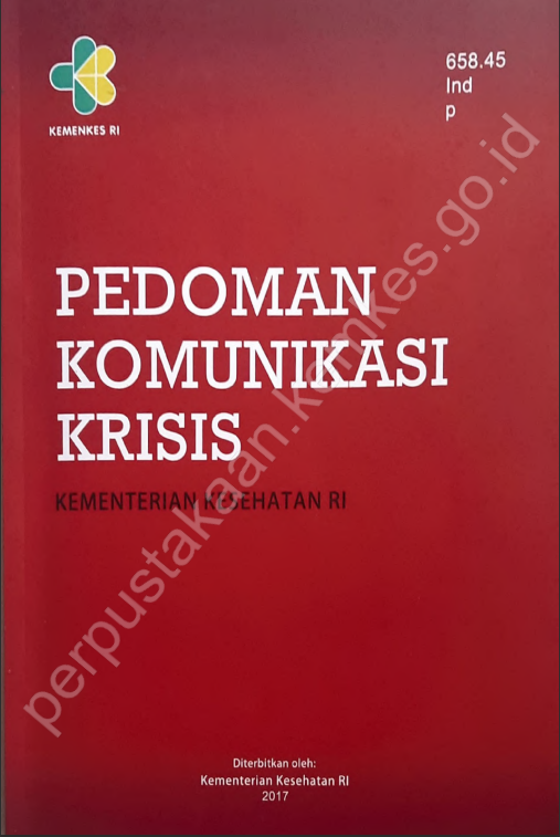 Cover PEDOMAN KOMUNIKASI KRISIS / Sekretariat Jenderal