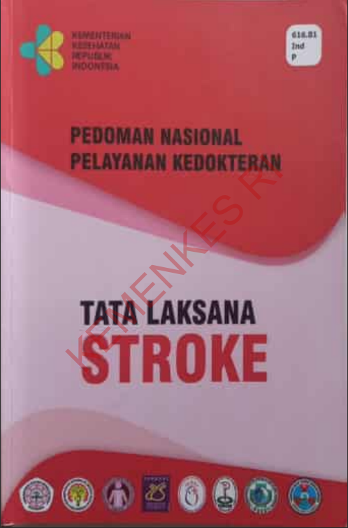 Cover Pedoman Nasional Pelayanan Kedokteran Tata Laksana Stroke / Direktorat Jenderal Pelayanan Kesehatan
