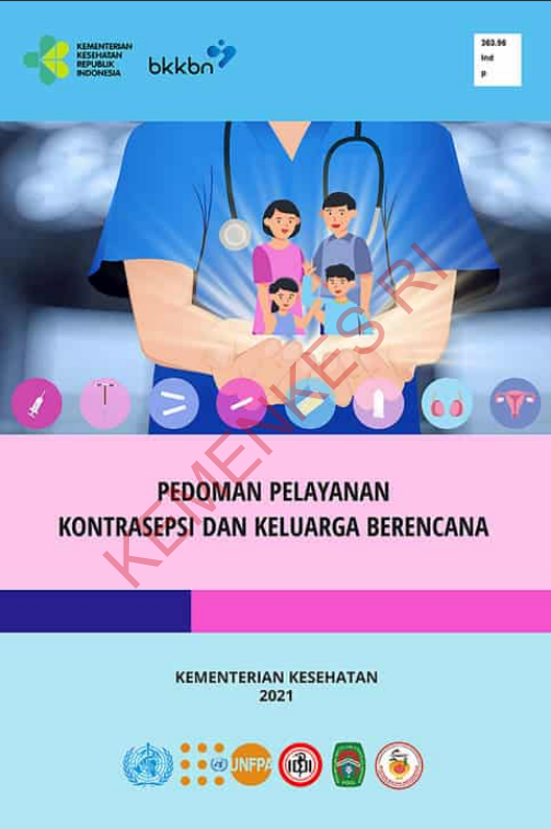 Cover Pedoman Pelayanan Kontrasepsi Dan Keluarga Berencana / Direktorat Jenderal Kesehatan Masyarakat