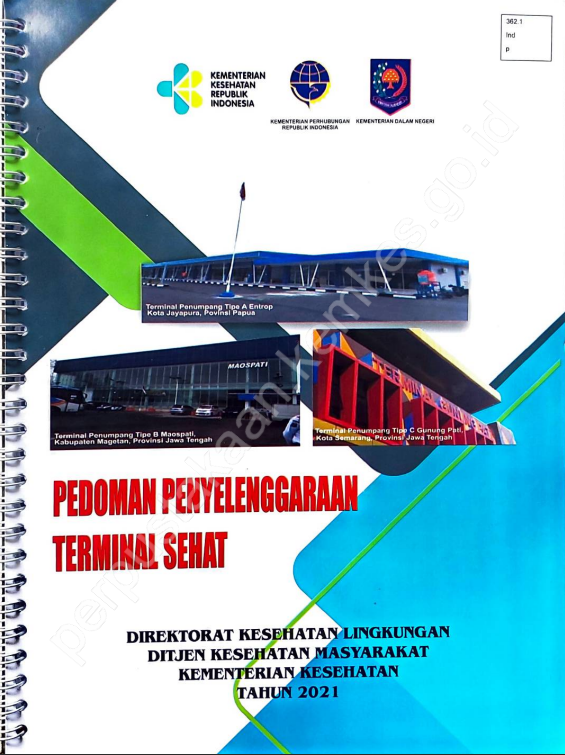 Cover Pedoman Peyelenggaraan Terminal Sehat / Direktorat Jenderal Kesehatan Masyarakat