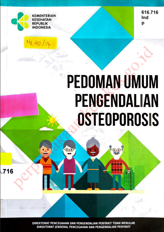 Cover Pedoman Umum Pengendalian Osteoporosis / Direktorat Jenderal Pencegahan dan Pengendalian Penyakit