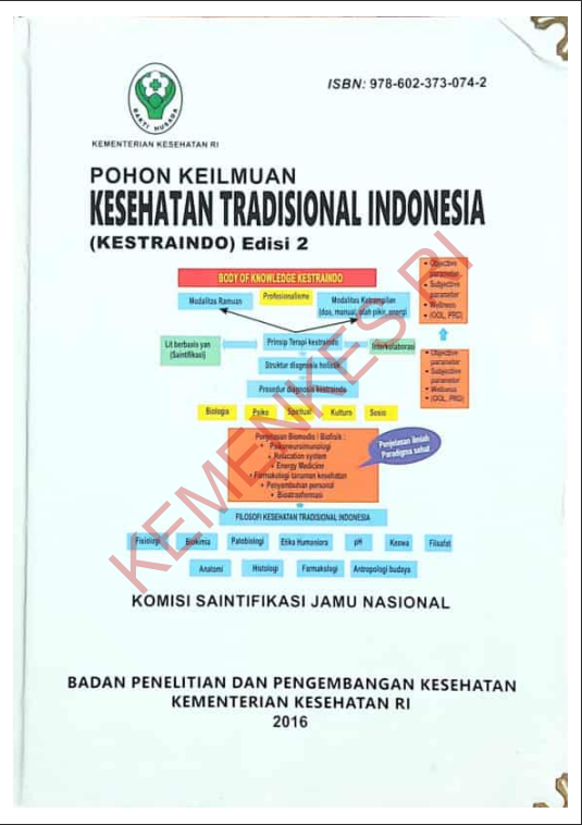 Cover Pohon Keilmuan Kesehatan Tradisional Indonesia (Kestraindo) Edisi 2 / Badan Penelitian dan Pengembangan Kesehatan