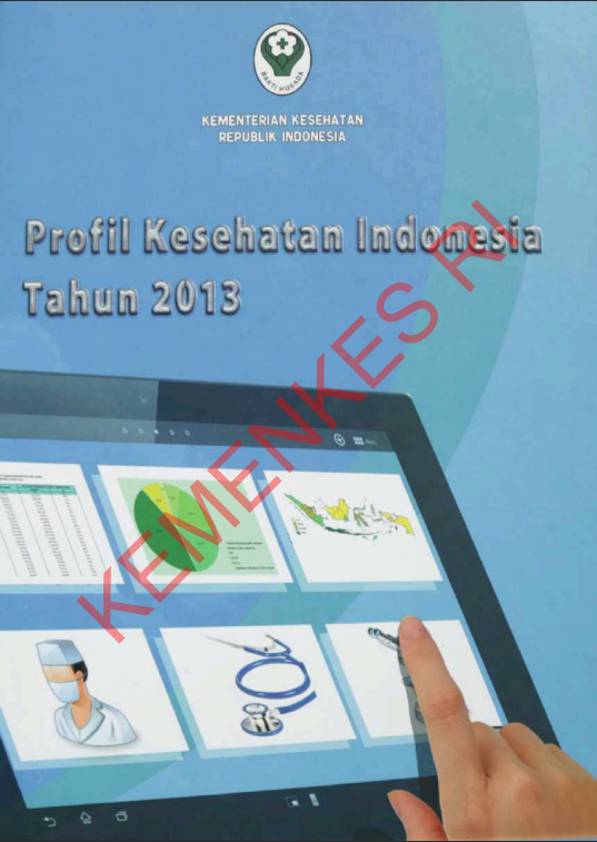 Cover Profil Kesehatan Indonesia Tahun 2013 / Sekretariat Jenderal