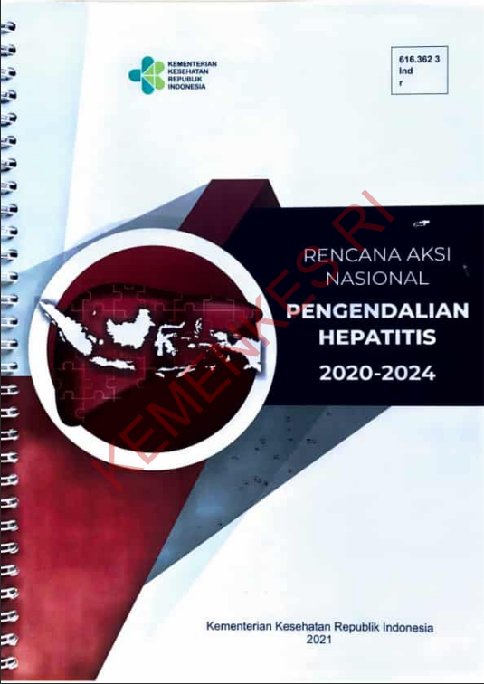 Cover Rencana Aksi Nasional. :  Pengendalian Hepatitis 2020-2024 / Direktorat Jenderal Pencegahan dan Pengendalian Penyakit