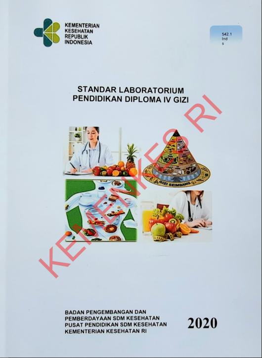 Cover Standar Laboratorium Pendidikan Diploma IV Gizi / Badan Pengembangan dan Pemberdayaan Sumber Daya Manusia Kesehatan
