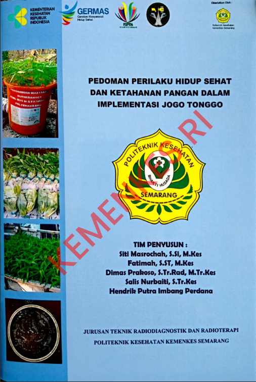Cover Pedoman Perilaku Hidup Sehat Dan Ketahanan Pangan Dalam Implementasi Jogo Tonggo / Politeknik Kesehatan Kementerian Kesehatan Semarang