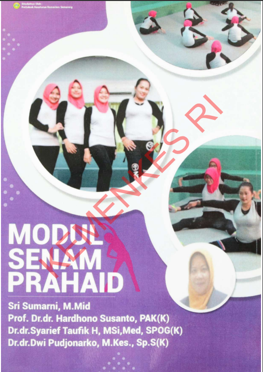 Cover Modul Senam Prahaid / Politeknik Kesehatan Kementerian Kesehatan Semarang