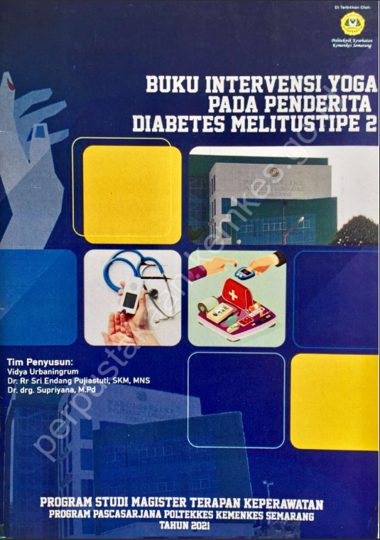 Cover Buku Intervensi Yoga pada Penderita Diabetes Melitustipe 2 / Politeknik Kesehatan Kementerian Kesehatan Semarang