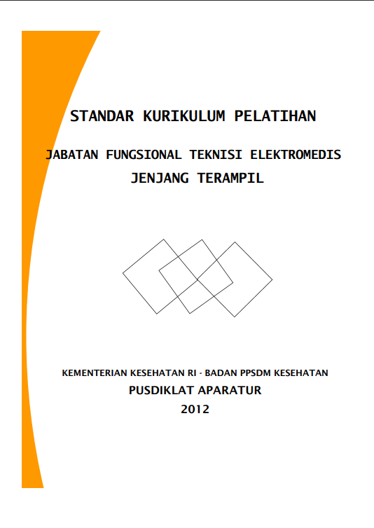 Cover Kurikulum Pelatihan Jabatan Fungsional Terapis Wicara Jenjang Terampil / Badan Pengembangan dan Pemberdayaan Sumber Daya Manusia Kesehatan