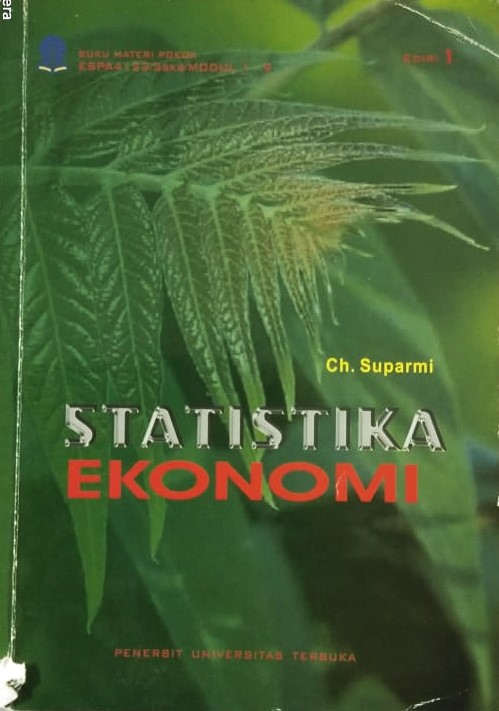 Cover Statistika Ekonomi / Dra. Christina Suparmi, S.U.