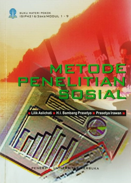 Cover Metode Penelitian Sosial / Dra. Lilik Aslichati
