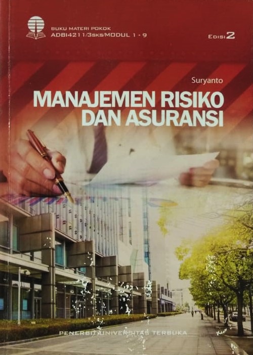Cover Manajemen Risiko dan Asuransi / Dr. Suryanto, S.E., M.Si