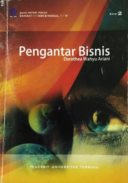 Cover Pengantar Bisnis / Dr. Dorothea Wahyu Ariani, S.E., M.T