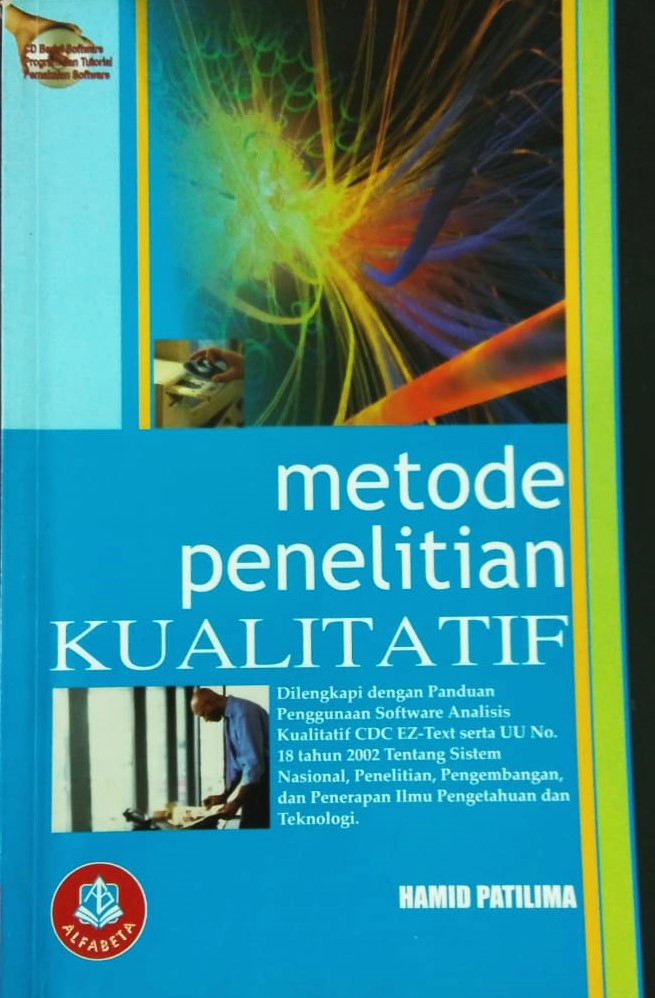 Cover Metode Penelitian Kualitatif / Hamid Patilima