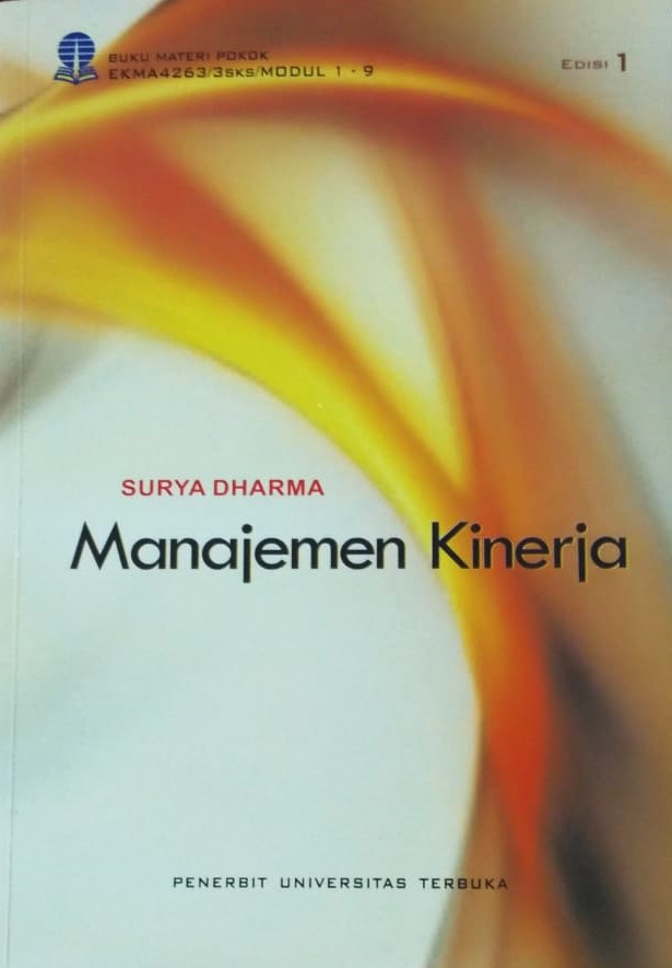 Cover Manajemen Kinerja / Surya Dharma, ph.D