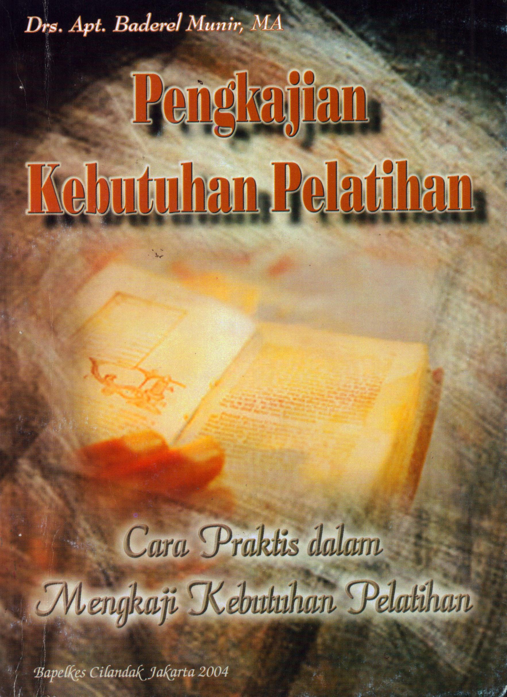 Cover Pengkajian Kebutuhan Pelatihan / Bapelkes Cilandak