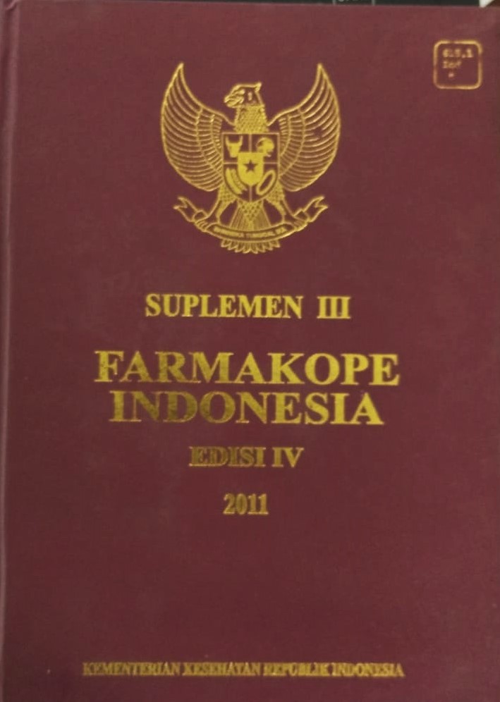 Cover Suplemen 3 Farmakope Indonesia Edisi IV / Kementerian Kesehatan Republik Indonesia