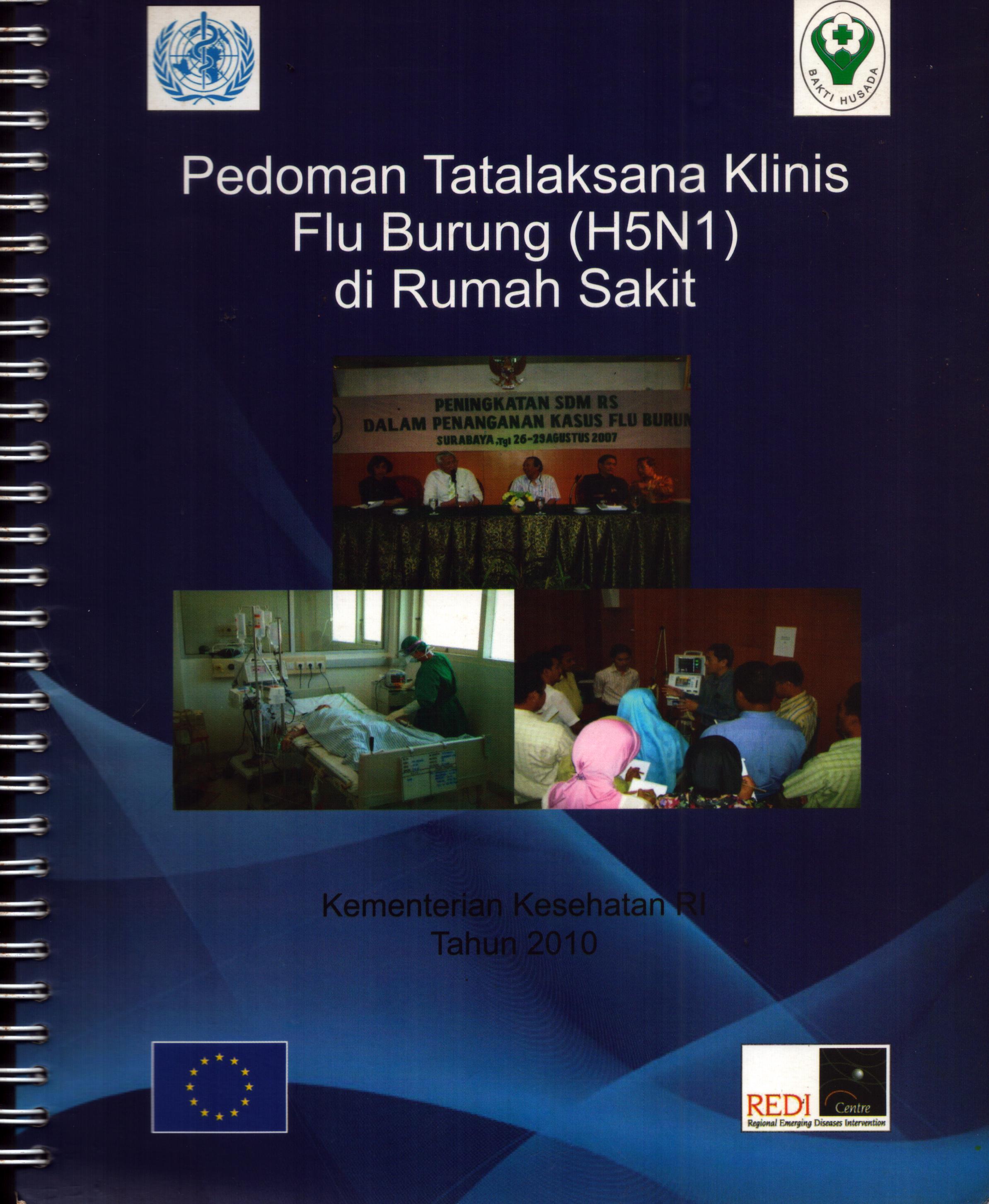 Cover Pedoman Tata Laksana Klinis Flu Burung (H5N1) di Rumah Sakit / Direktorat Jenderal Bina Pelayanan Medik