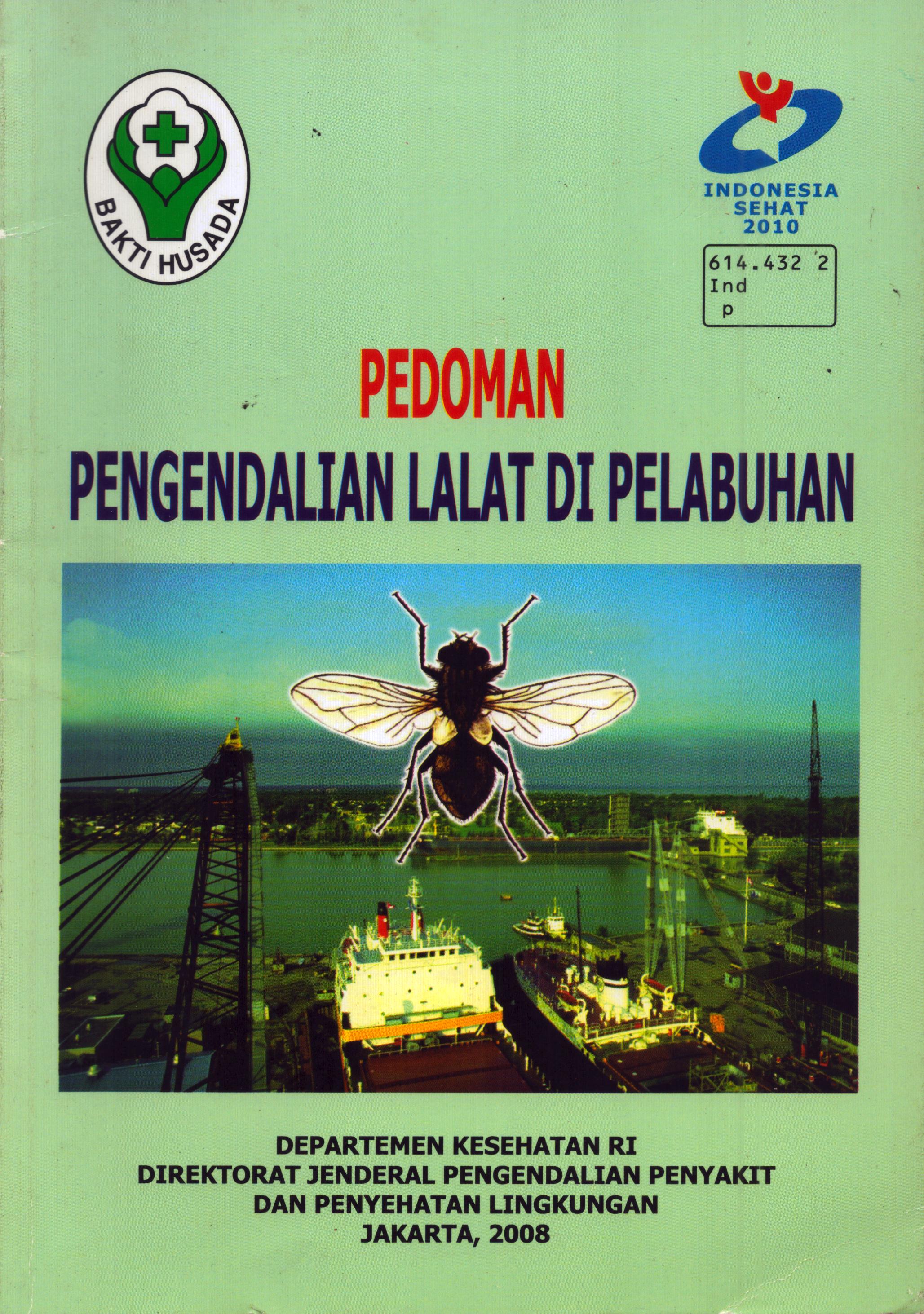 Cover Pedoman Pengendalian Lalat di Pelabuhan / Direktorat Jenderal Pengendalian Penyakit dan Penyehatan Lingkungan