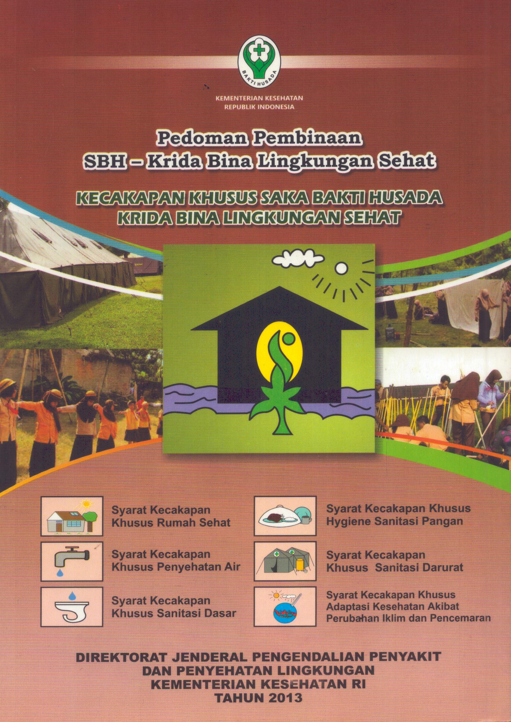 Cover Pedoman Pembinaan SBH-Krida Bina Lingkungan Sehat / Direktorat Jenderal Pengendalian Penyakit dan Penyehatan Lingkungan