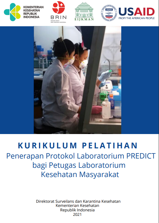 Cover Pelatihan Penerapan Protokol Lab PREDICT bagi Petugas Labkesmas / Direktorat Surveilans dan Karantina Kesehatan