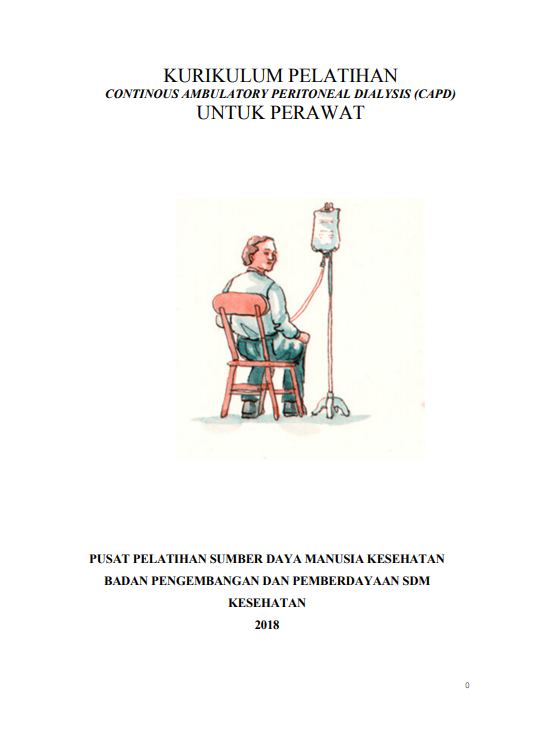 Cover Pelatihan Continous Ambulatory Peritoneal Dialysis (CAPD) bagi Perawat / Badan Pengembangan dan Pemberdayaan Sumber Daya Manusia Kesehatan