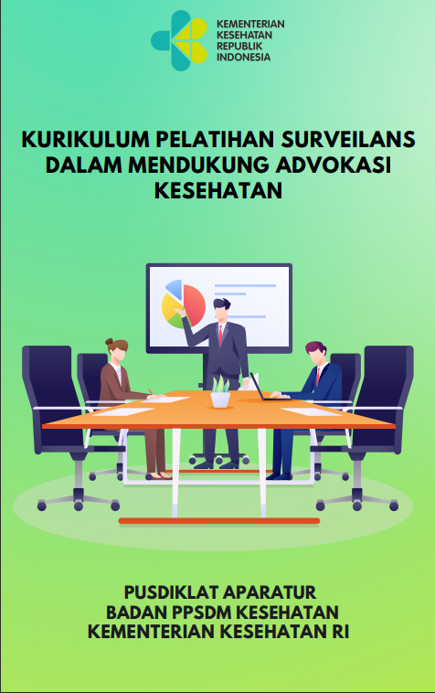 Cover Pelatihan Surveilans dalam Mendukung Advokasi Kesehatan / Badan Pengembangan dan Pemberdayaan Sumber Daya Manusia Kesehatan